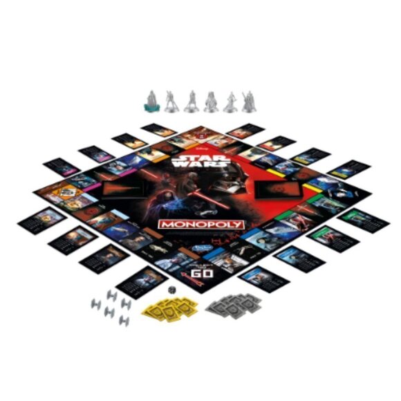 New Sealed Monopoly: Disney Star Wars Dark Side Edition Board Game - Picture 3 of 3